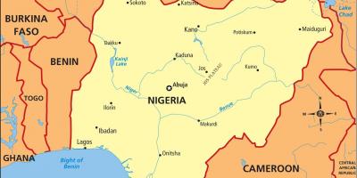 Η νιγηρία χάρτης