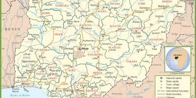 Πλήρης χάρτης της νιγηρίας
