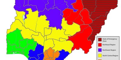 Χάρτης της νιγηρίας, που δείχνει όλα τα μέλη